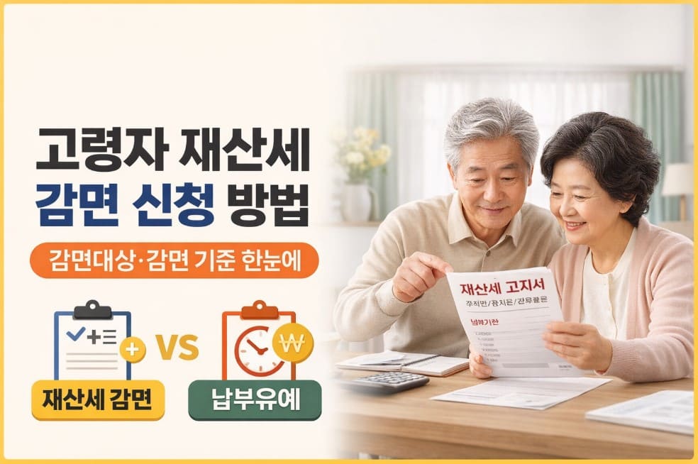 고령자-재산세-감면-신청-방법-기준