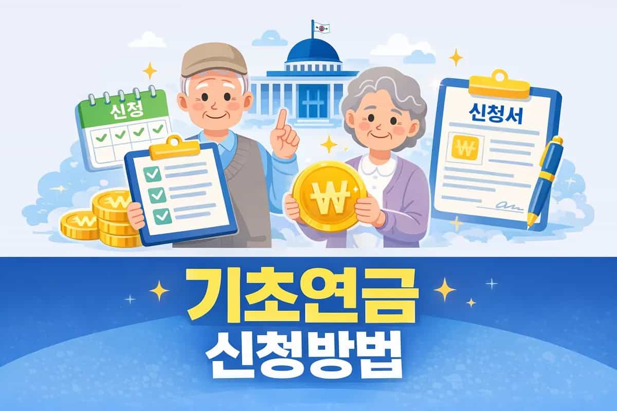 2026년 기초연금 신청방법과 자격조건 및 신청 절차 안내 이미지