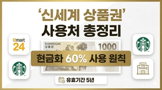 신세계상품권-사용처-현금화-구매-판매-유효기간-SSG머니-교환